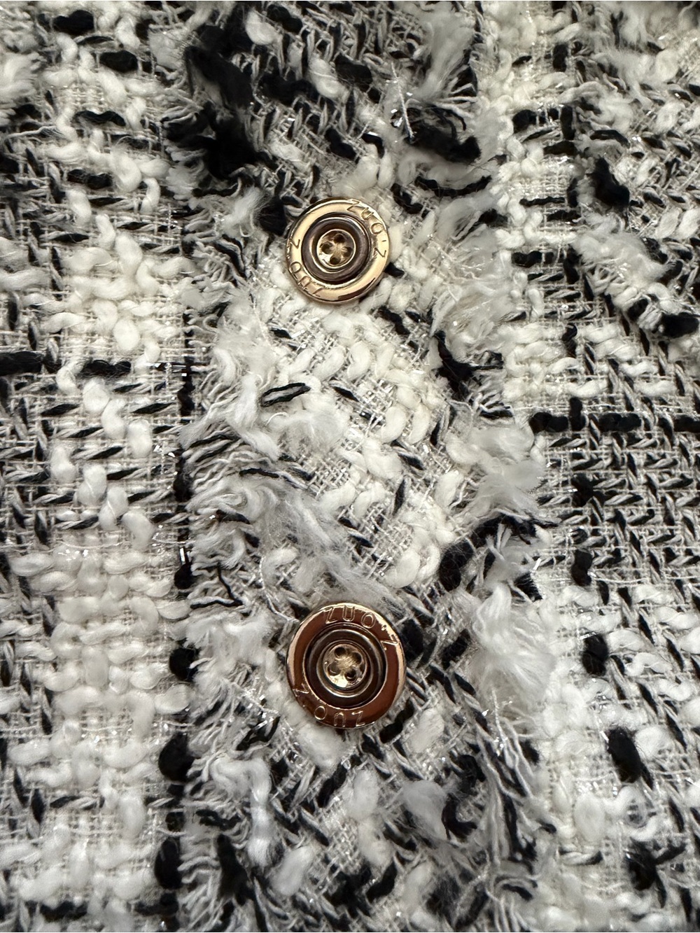 Zuo's Sleeveless Tweed Shift Dress - Picture 8 of 11
